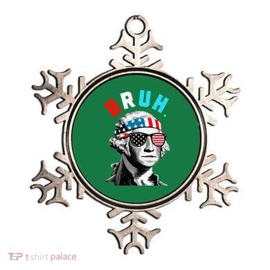 4th Of July 2024 George Washington Bruh Ornament