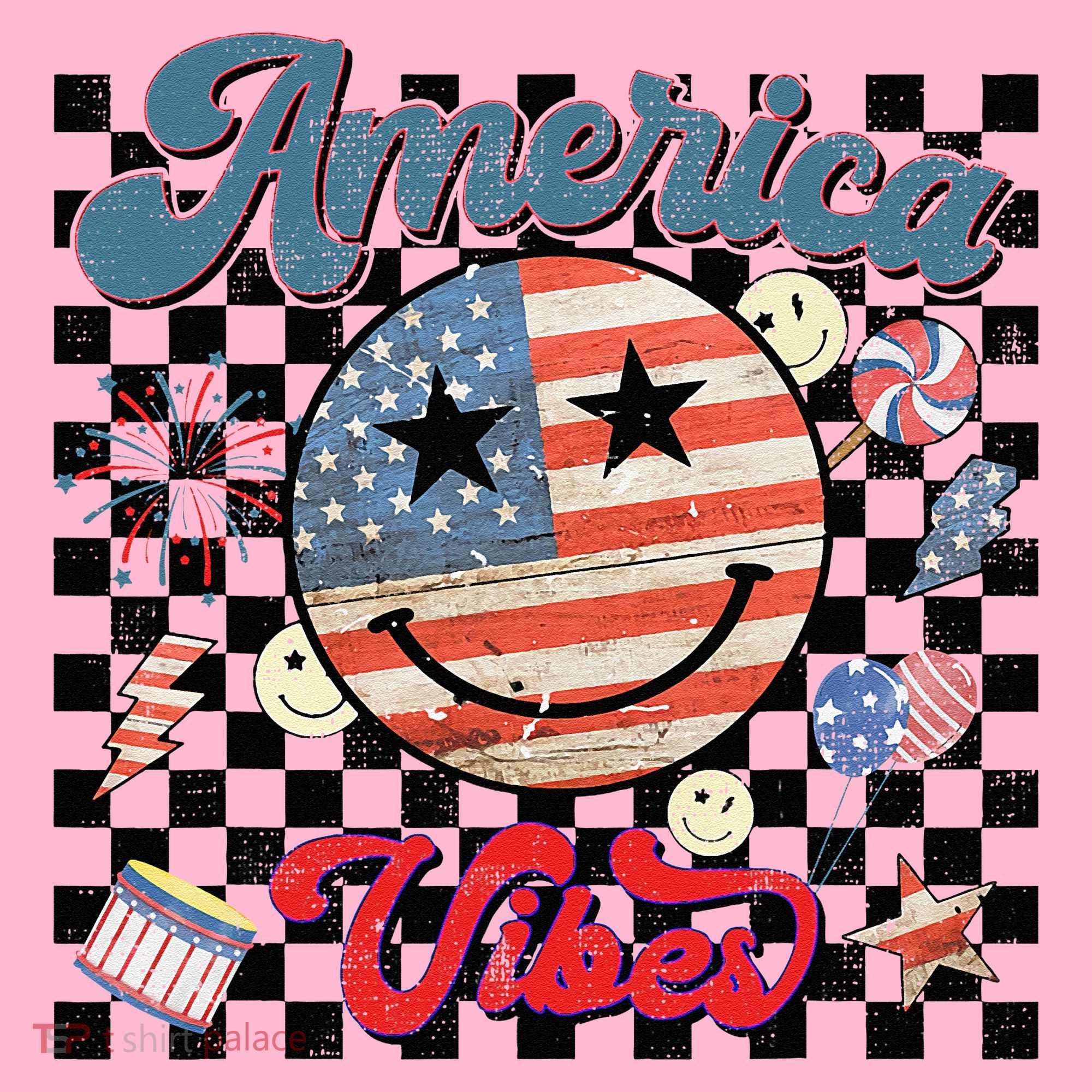 4th Of July Wo American Vibes Patriotic Coaster