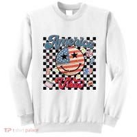 4th Of July Wo American Vibes Patriotic Sweatshirt thumb 0