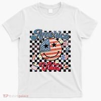 4th Of July Wo American Vibes Patriotic T-Shirt thumb 0