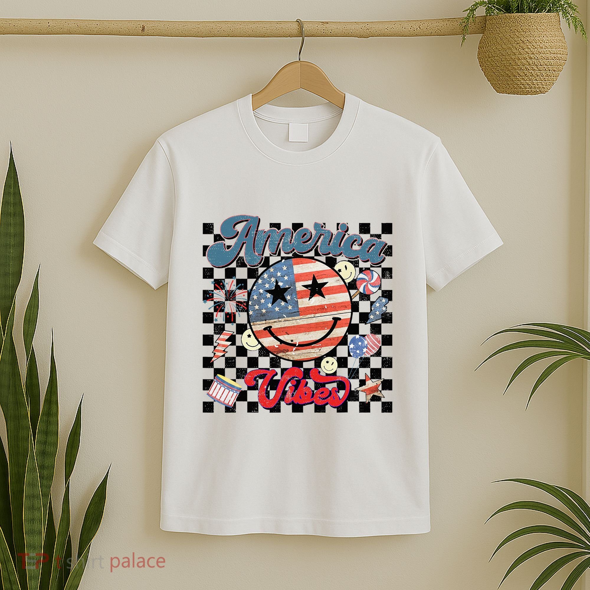 4th Of July Wo American Vibes Patriotic T-Shirt