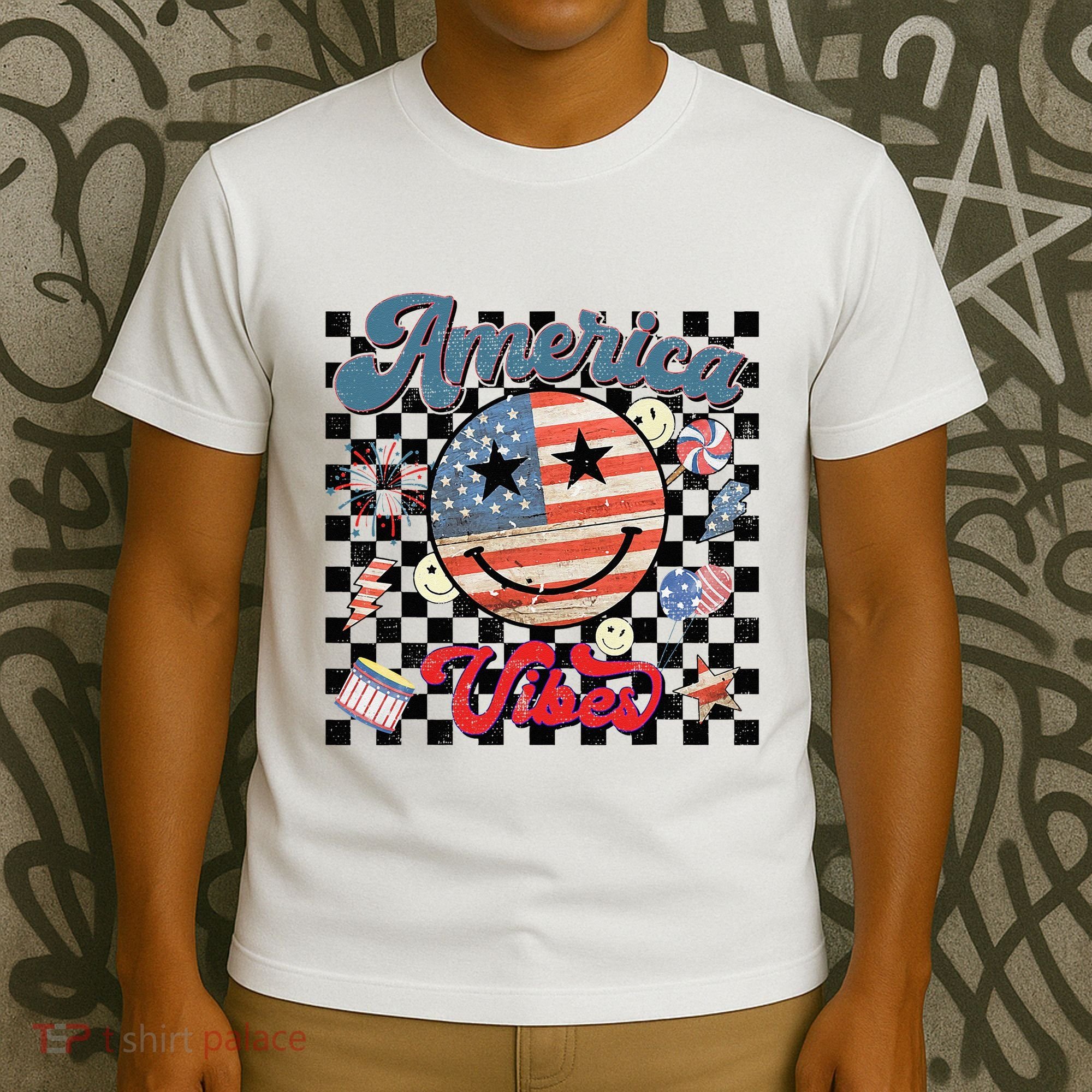 4th Of July Wo American Vibes Patriotic T-Shirt