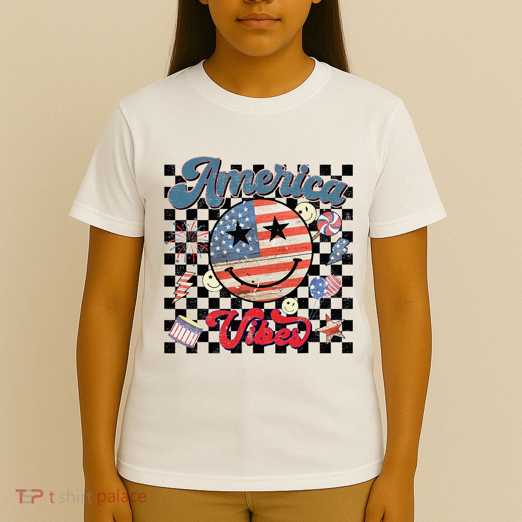 4th Of July Wo American Vibes Patriotic T-Shirt