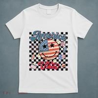 4th Of July Wo American Vibes Patriotic T-Shirt thumb 5