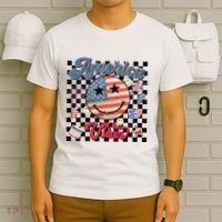 4th Of July Wo American Vibes Patriotic T-Shirt thumb 6