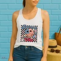 4th Of July Wo American Vibes Patriotic Women's Tank Top thumb 2