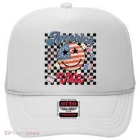 4th Of July Wo American Vibes Patriotic Hat thumb 0