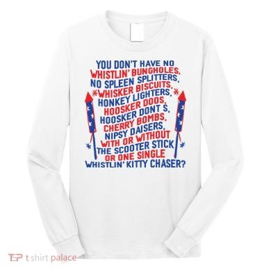 4th Of July Joe Dir Fireworks Long Sleeve Shirt