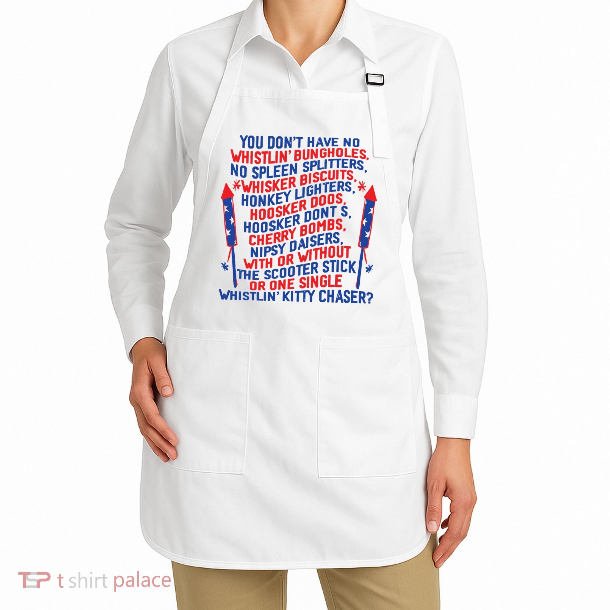 4th Of July Joe Dir Fireworks Apron