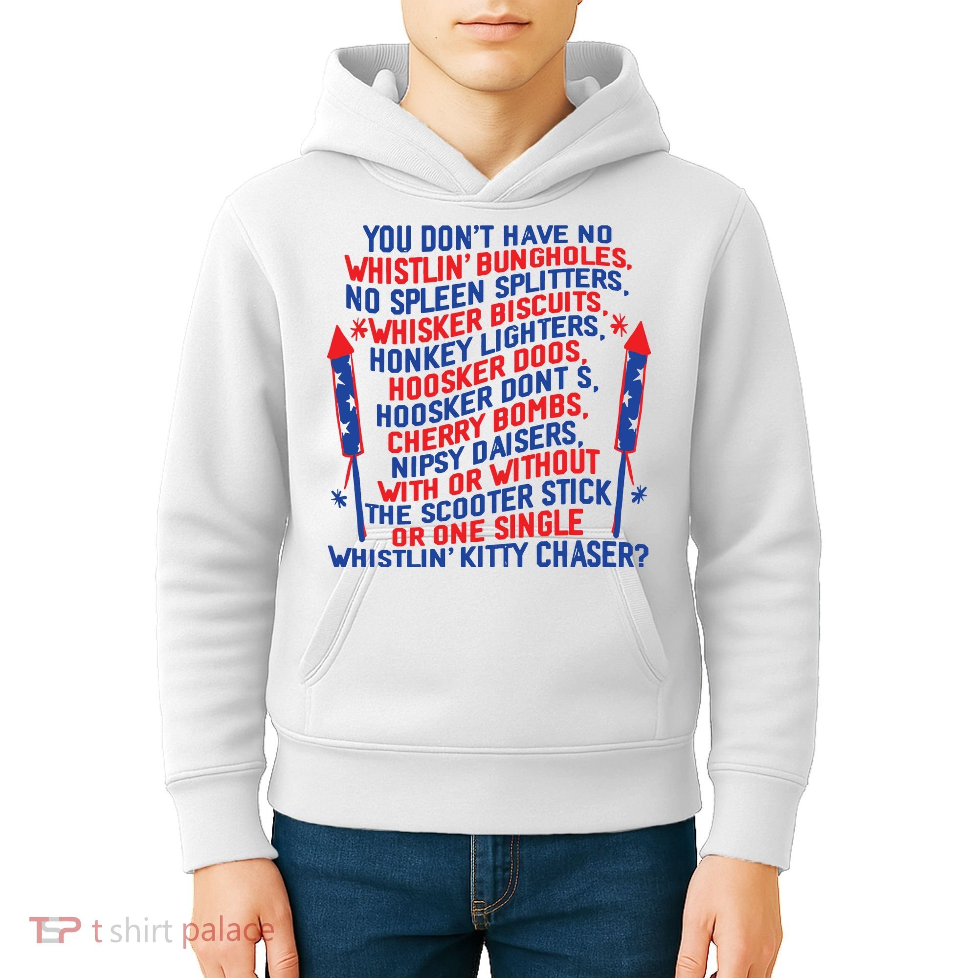 4th Of July Joe Dir Fireworks Kids Hoodie