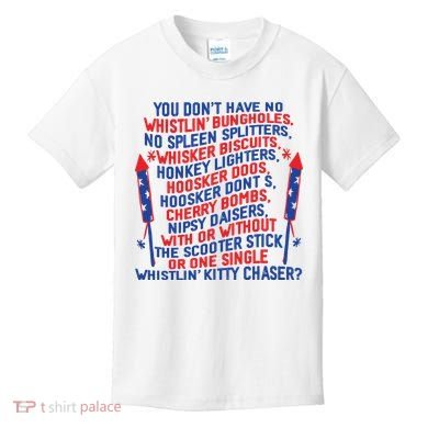 4th Of July Joe Dir Fireworks Kids T-Shirt