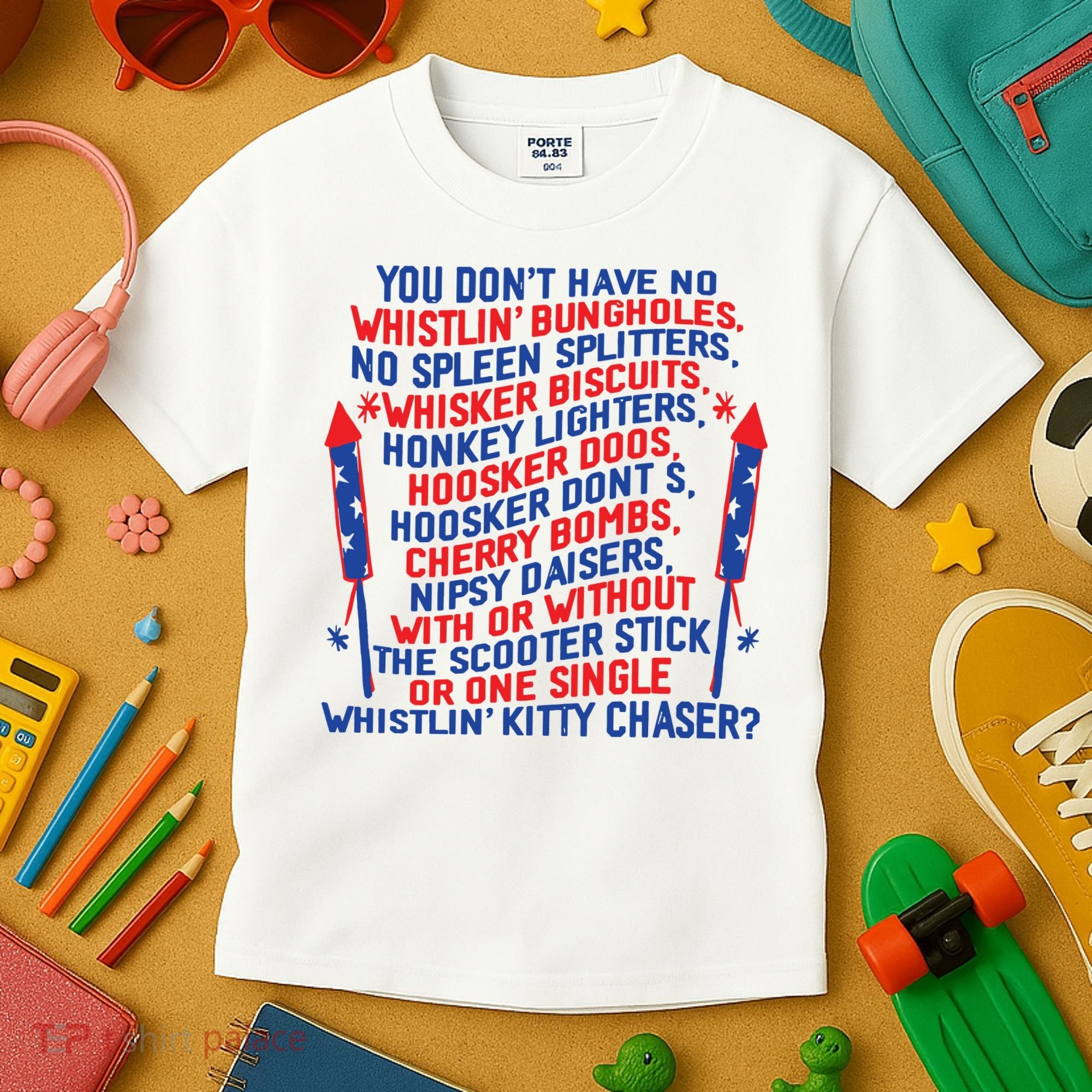4th Of July Joe Dir Fireworks Kids T-Shirt