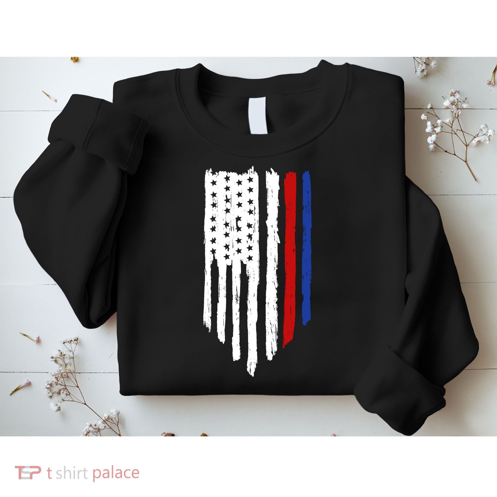 4th Of July Independence Day USA American Flag Sweatshirt