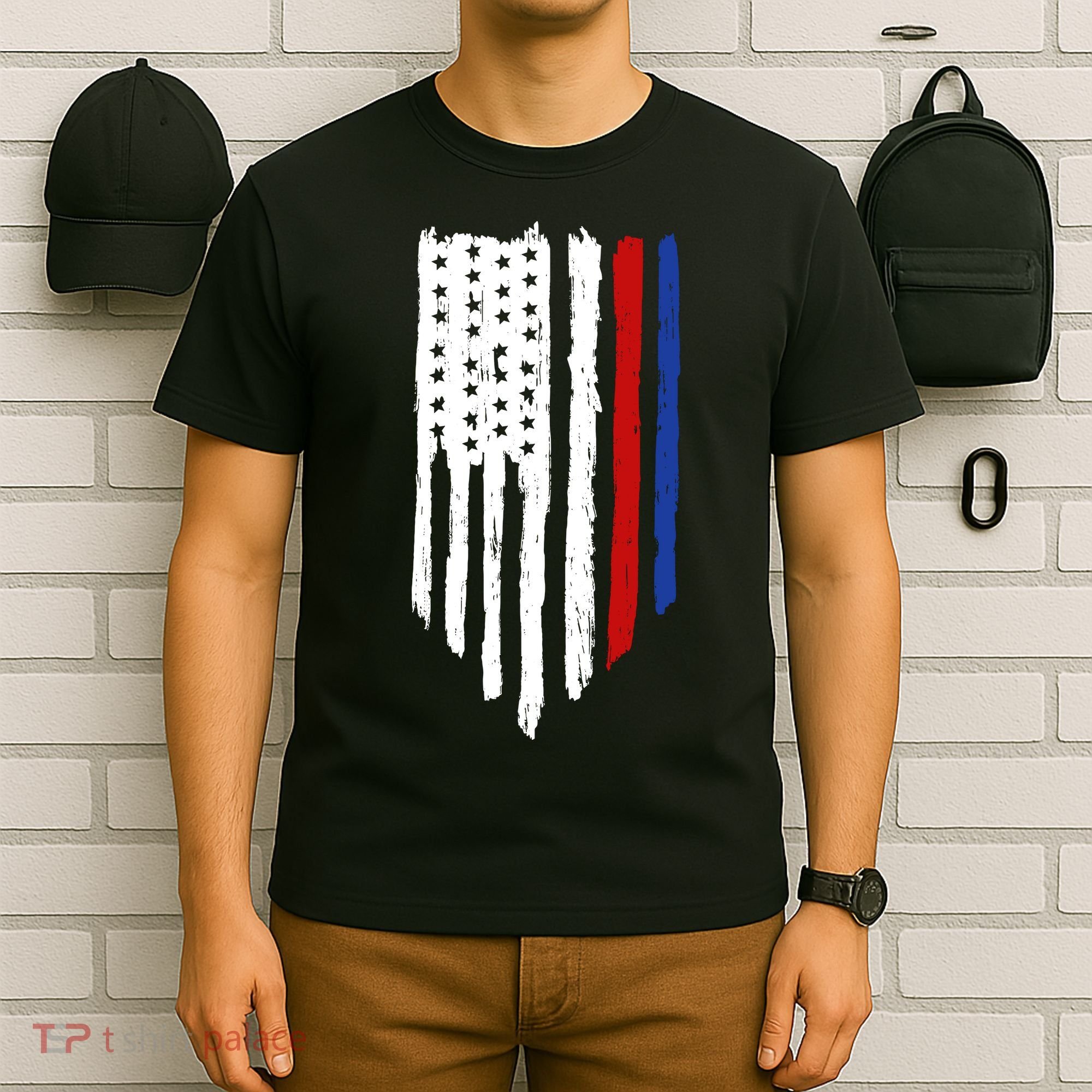 4th Of July Independence Day USA American Flag T-Shirt