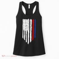 4th Of July Independence Day USA American Flag Women's Tank Top thumb 0