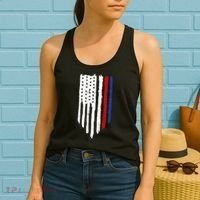 4th Of July Independence Day USA American Flag Women's Tank Top thumb 2