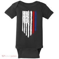 4th Of July Independence Day USA American Flag Baby Bodysuit thumb 0