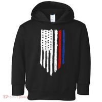 4th Of July Independence Day USA American Flag Toddler Hoodie thumb 0