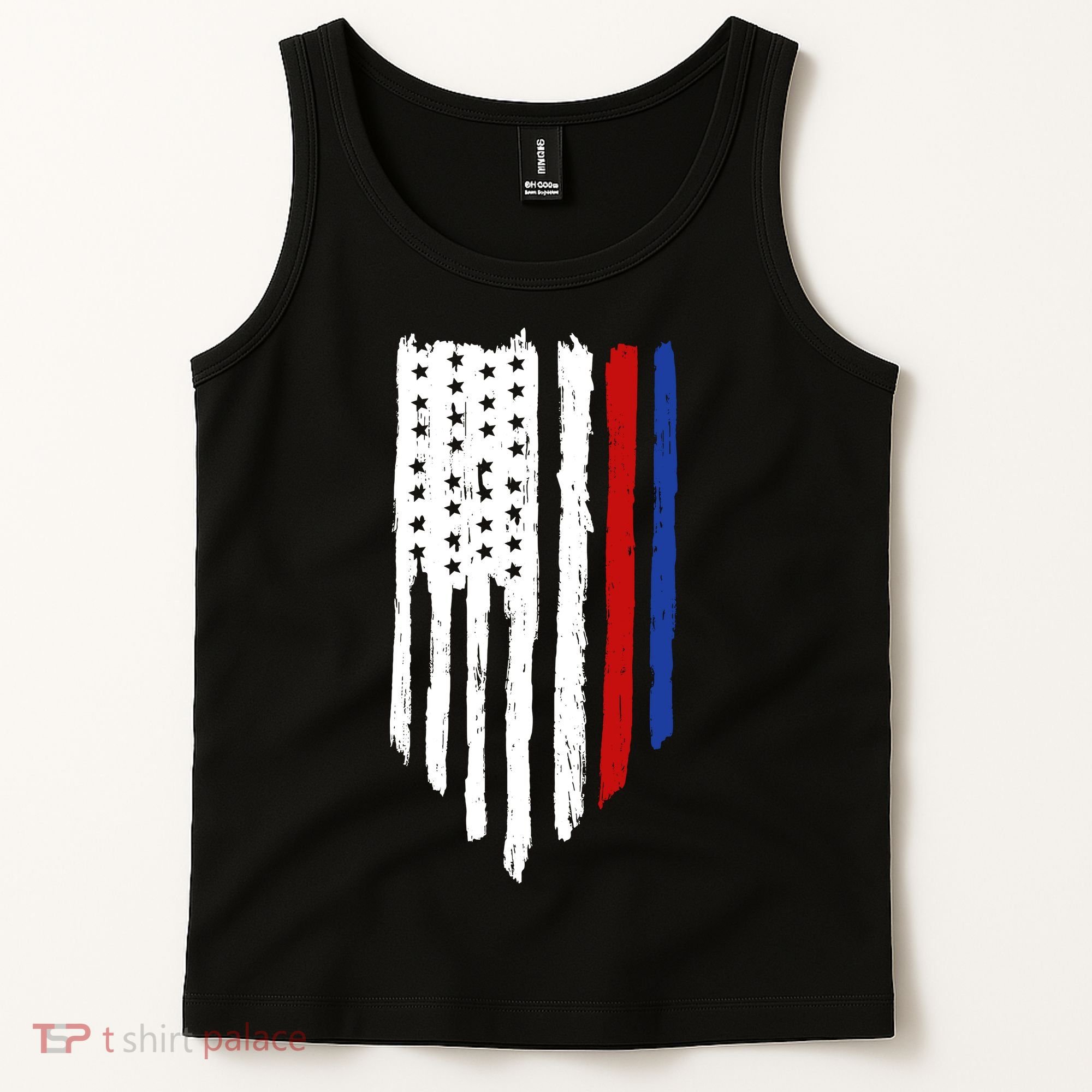 4th Of July Independence Day USA American Flag Tank Top