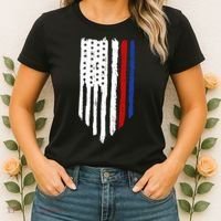 4th Of July Independence Day USA American Flag Women's T-Shirt thumb 2