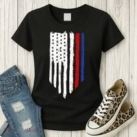 4th Of July Independence Day USA American Flag Women's T-Shirt thumb 3