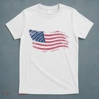 4th Of July Vintage USA Flag T-Shirt thumb 5