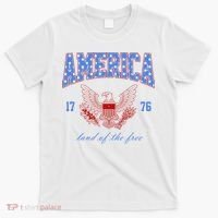 4th Of July Independence Day Land Of The Free T-Shirt thumb 0
