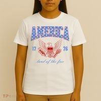4th Of July Independence Day Land Of The Free T-Shirt thumb 4
