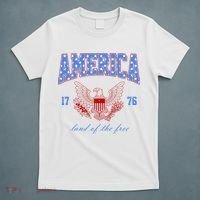 4th Of July Independence Day Land Of The Free T-Shirt thumb 5