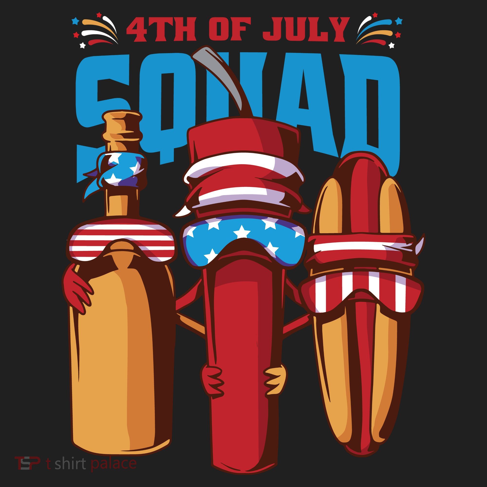 4th Of July Squad Tumbler