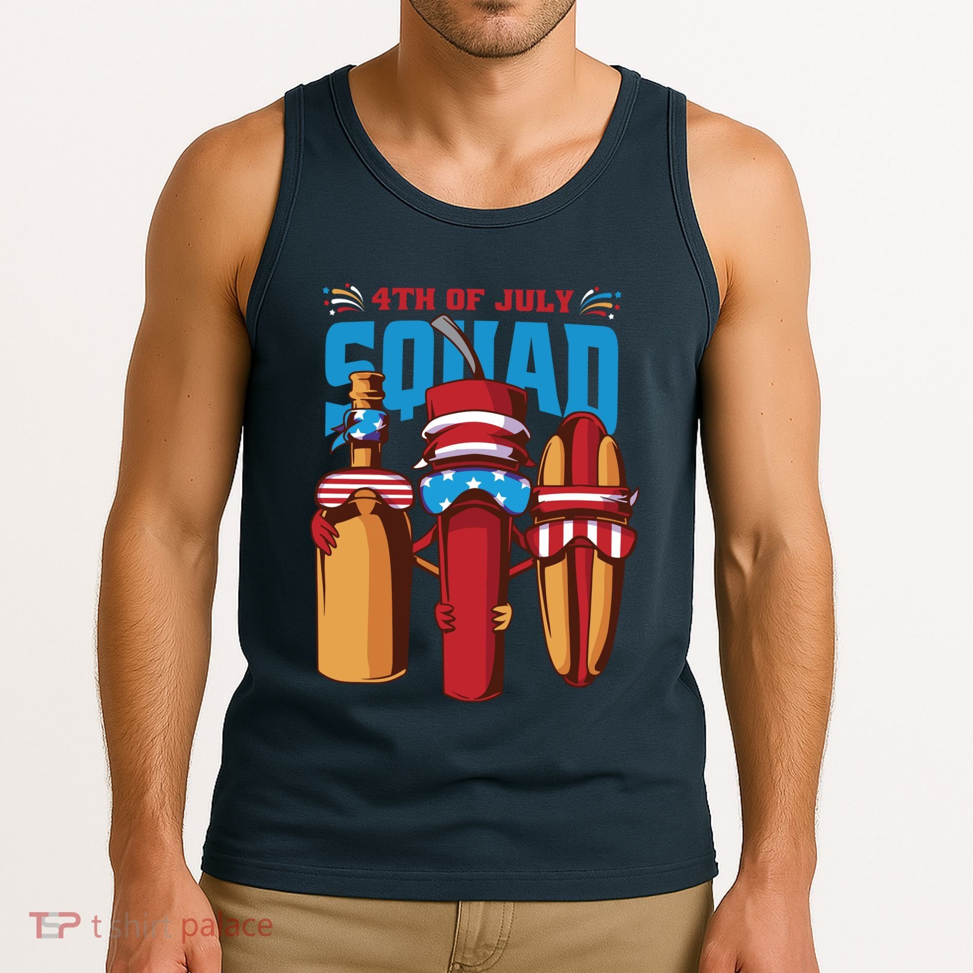 4th Of July Squad Tank Top