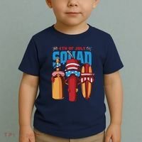 4th Of July Squad Toddler T-Shirt thumb 2