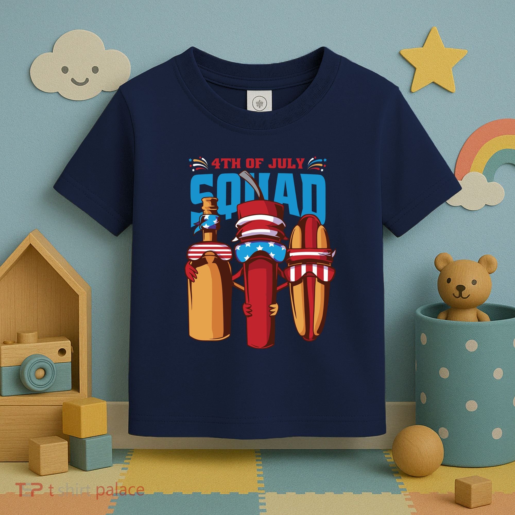 4th Of July Squad Toddler T-Shirt