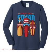 4th Of July Squad Kids Long Sleeve Shirt thumb 0
