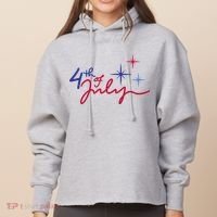 4th Of July Celebration Cute Ladies Heavyweight Boxy Pullover Hoodie thumb 0
