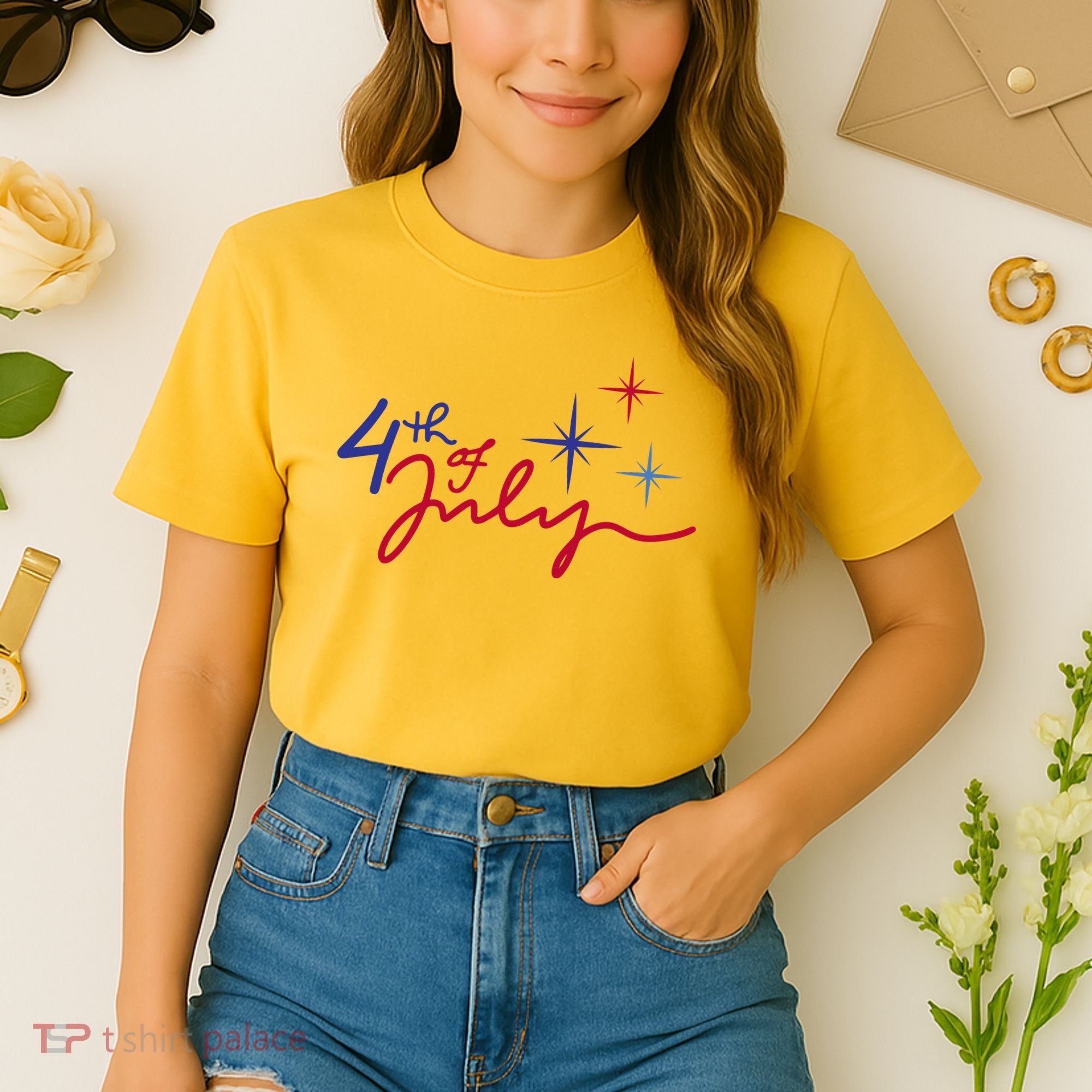 4th Of July Celebration Cute Comfort Colors Boxy T-Shirt