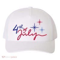4th Of July Celebration Cute Yupoong Adult 5-Panel Trucker Hat thumb 0