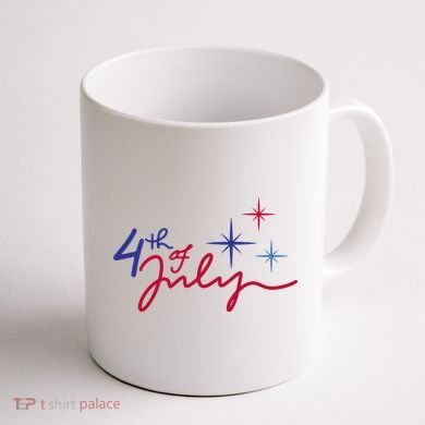 4th Of July Celebration Cute Coffee Mug back