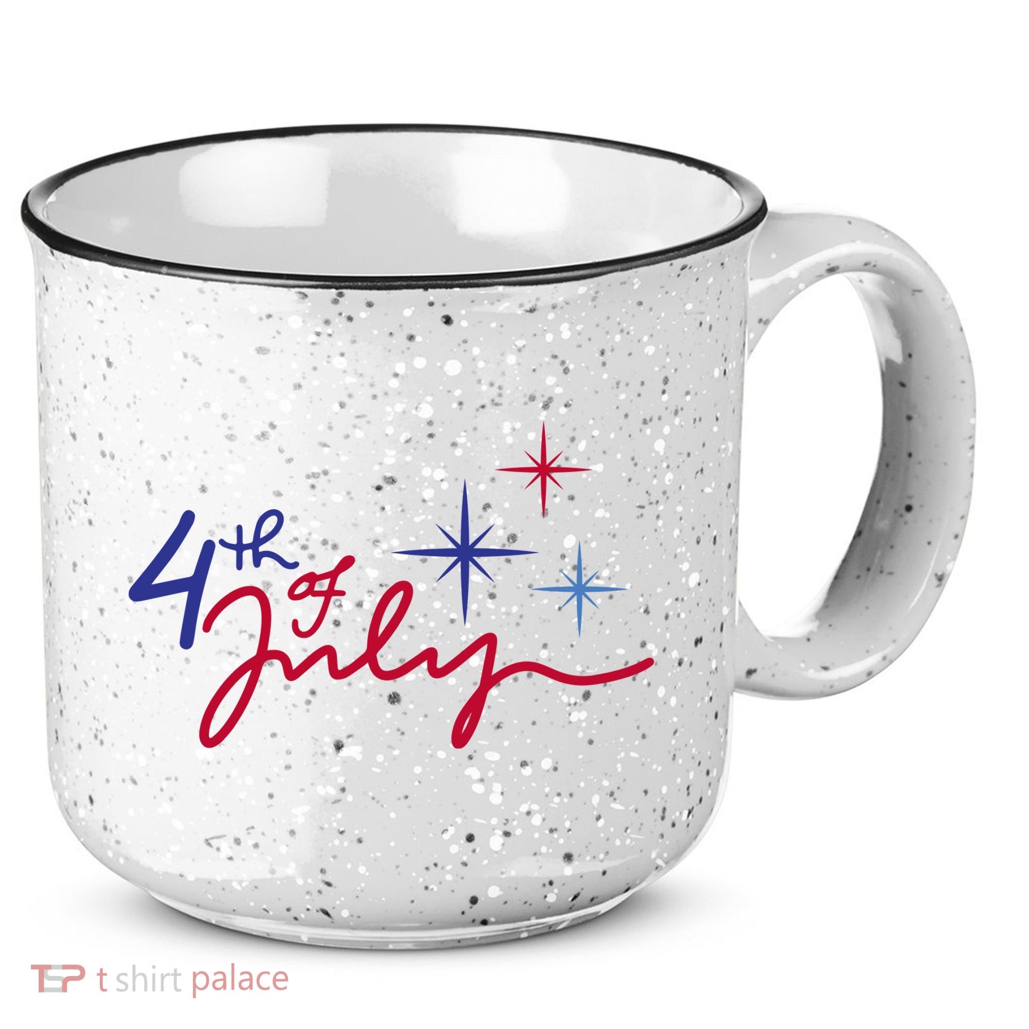 4th Of July Celebration Cute 15oz Campfire Ceramic Mug