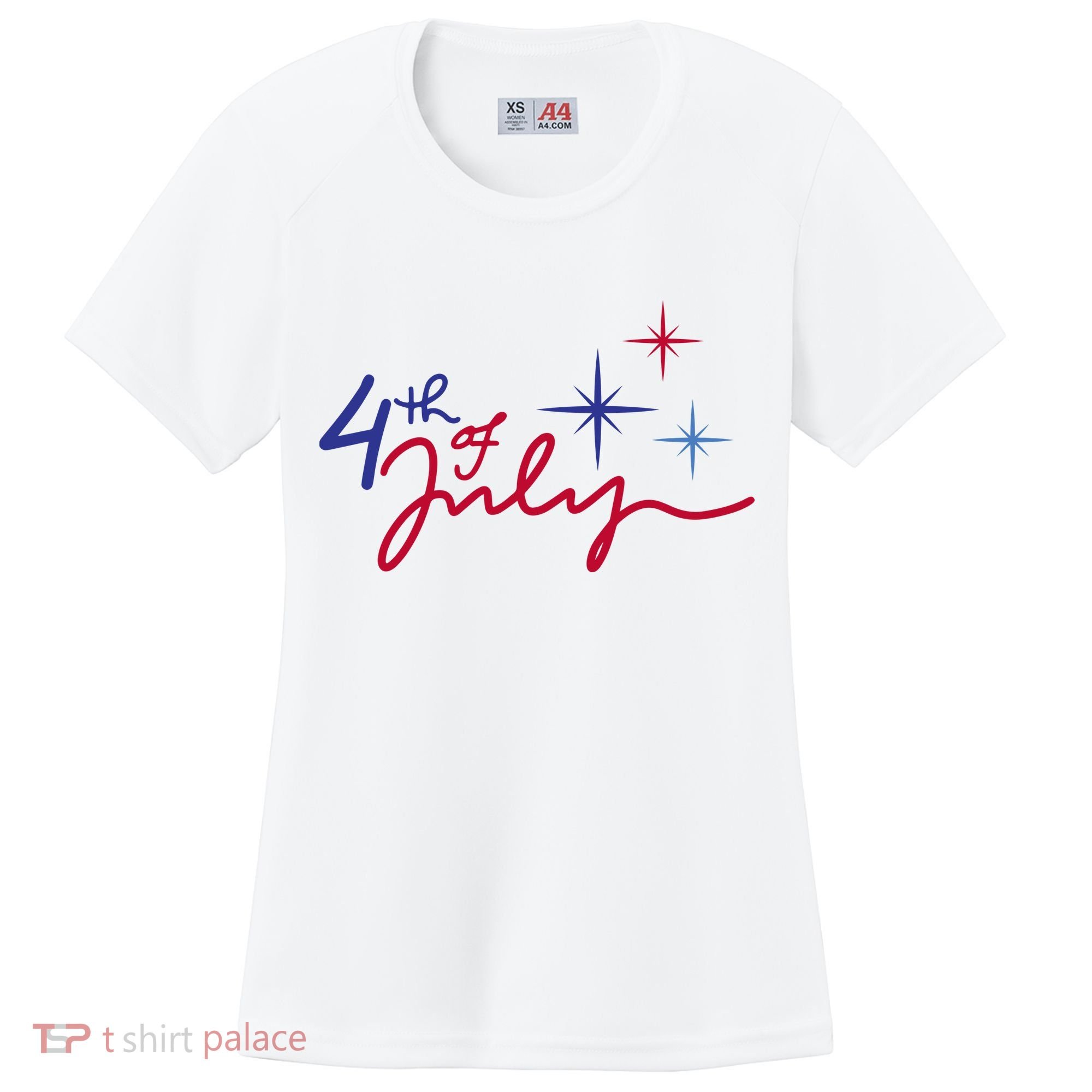 4th Of July Celebration Cute Women's Cooling Performance Crew T-Shirt