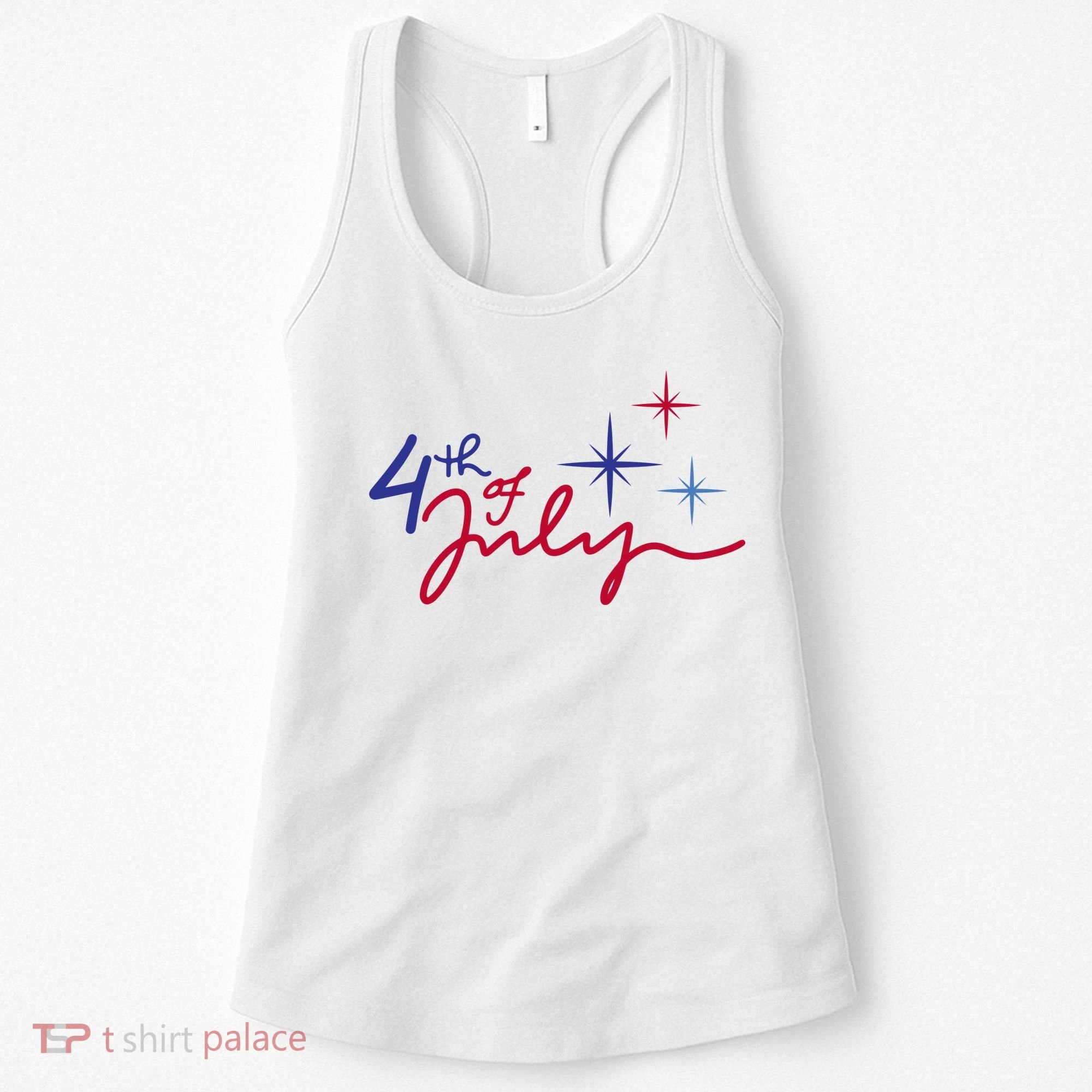 4th Of July Celebration Cute Women's Tank Top