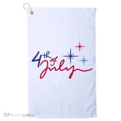 4th Of July Celebration Cute Golf Towel
