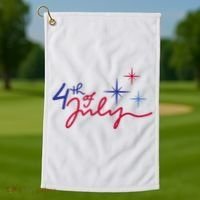 4th Of July Celebration Cute Golf Towel thumb 1