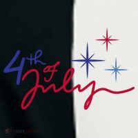 4th Of July Celebration Cute Women's Tri-Blend 3/4-Sleeve Raglan Shirt thumb 4