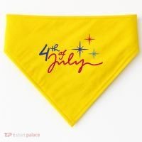 4th Of July Celebration Cute USA-Made Doggie Bandana thumb 0