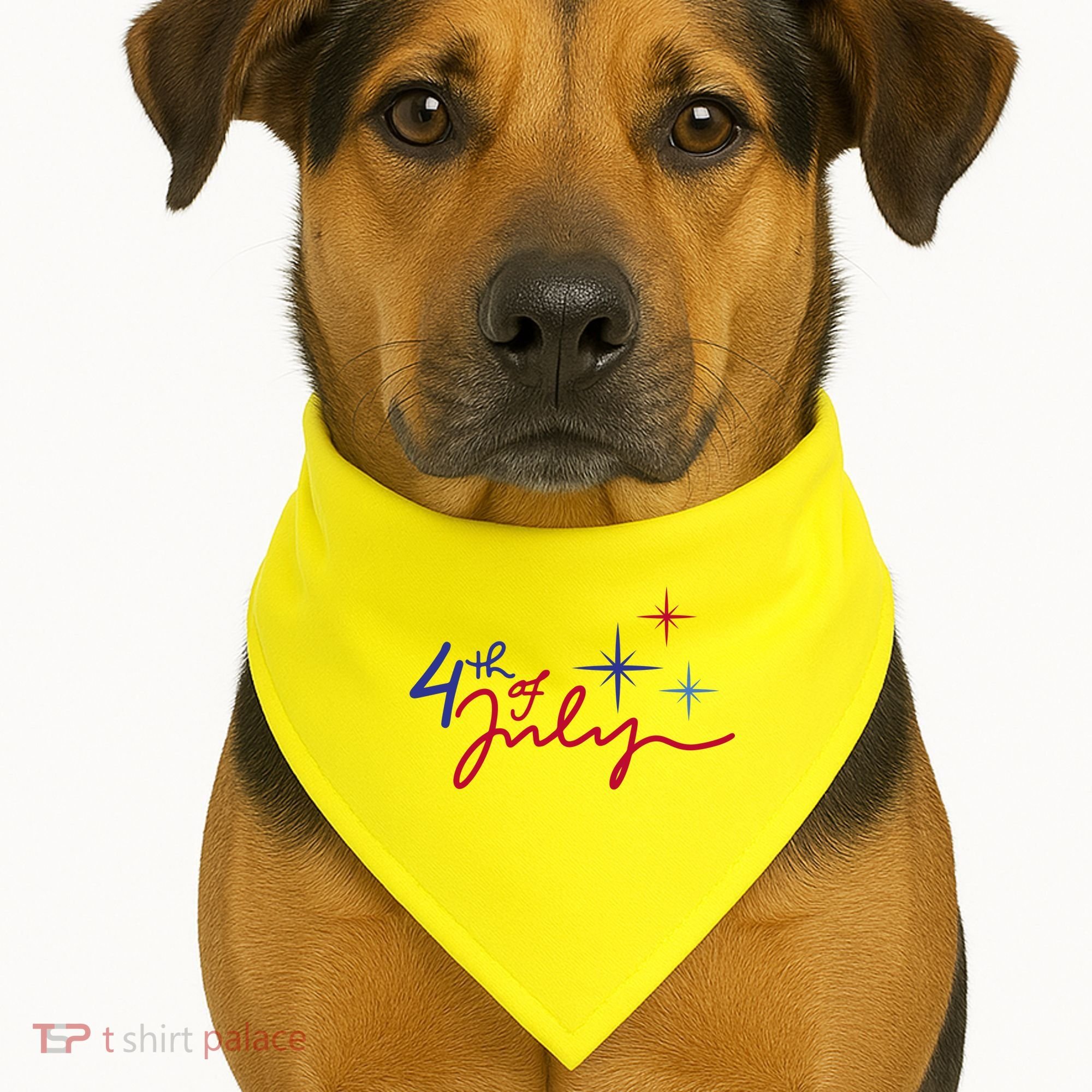4th Of July Celebration Cute USA-Made Doggie Bandana