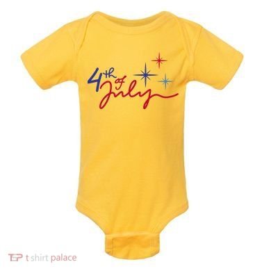 4th Of July Celebration Cute Baby Bodysuit