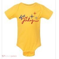 4th Of July Celebration Cute Baby Bodysuit thumb 0