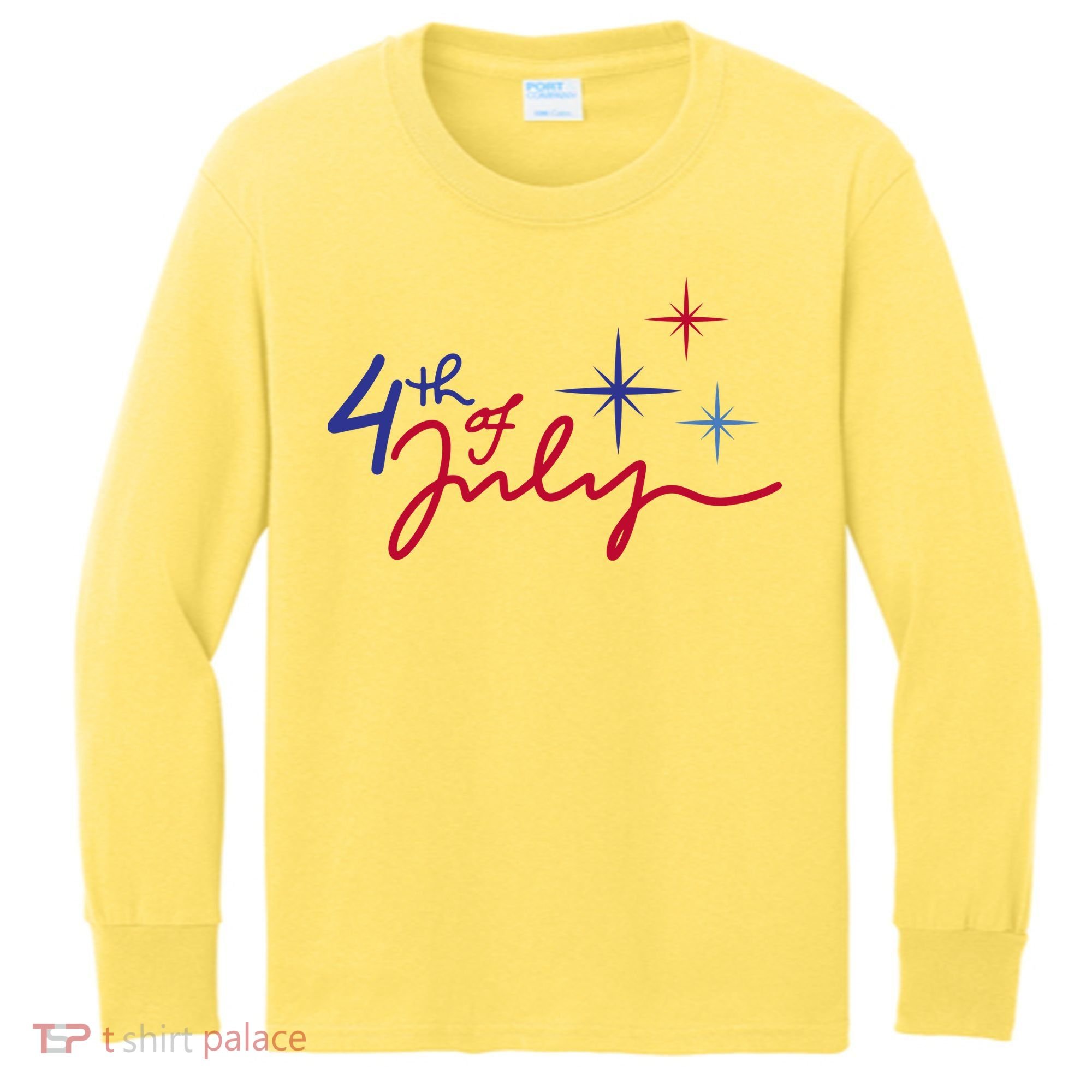 4th Of July Celebration Cute Kids Long Sleeve Shirt