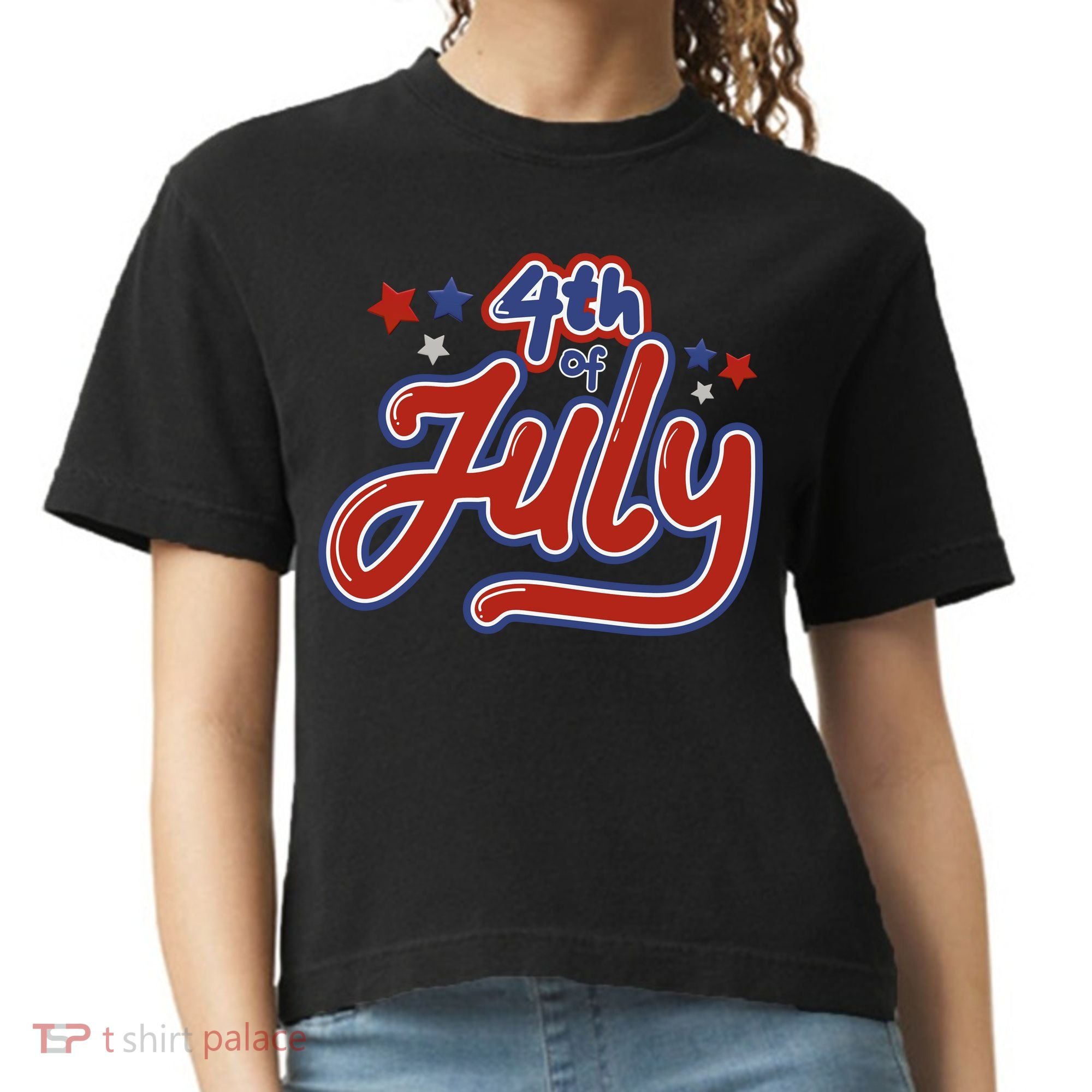 4th Of July Holiday Celebration Comfort Colors Boxy T-Shirt